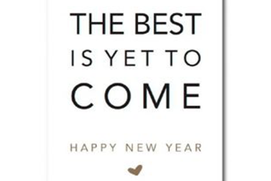 New Year - The best is yet to come
